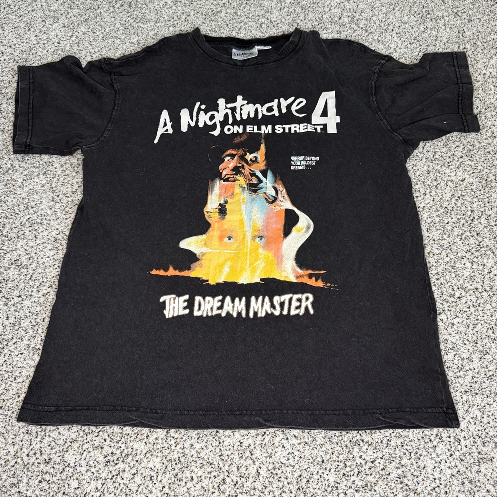 Cotton On Black Graphic Tee - A Nightmare on Elm Street